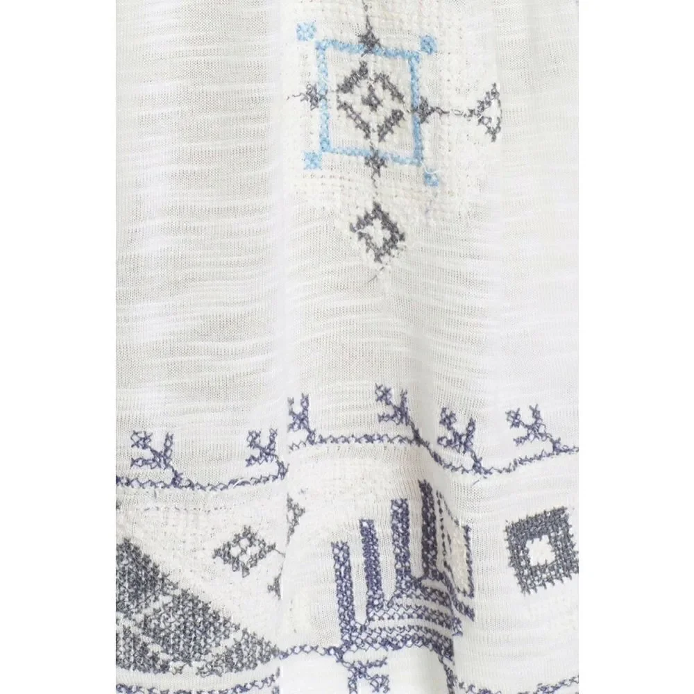 NWOT Free People You Got It Bad Embroidered Strapless Top